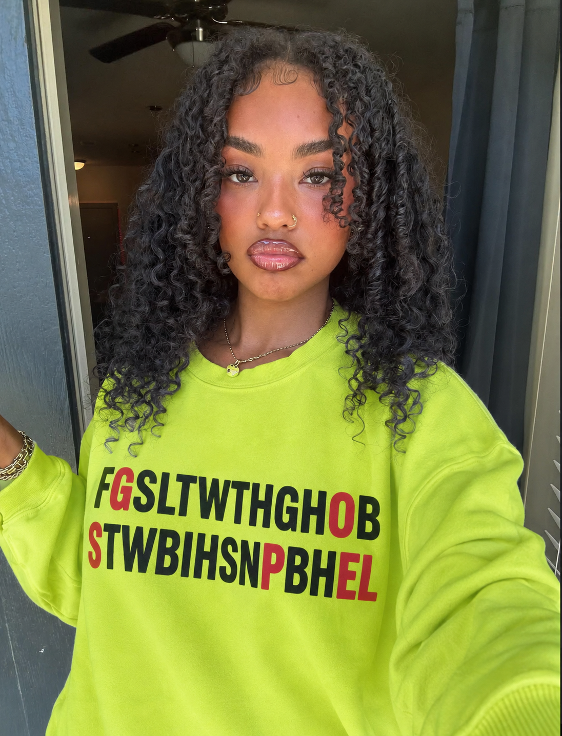 “Neon” FGSLTWorld™ Sculpted Ink Sweatshirt