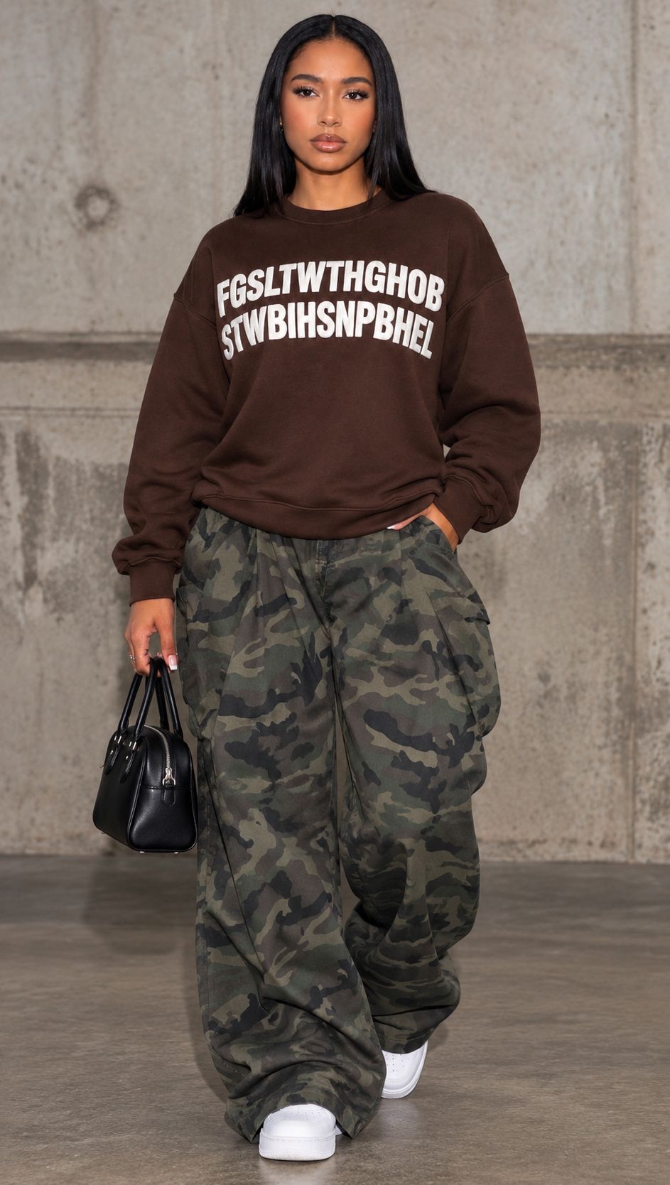 *Faded Brown* FGSLTWorld™ Sweatshirt