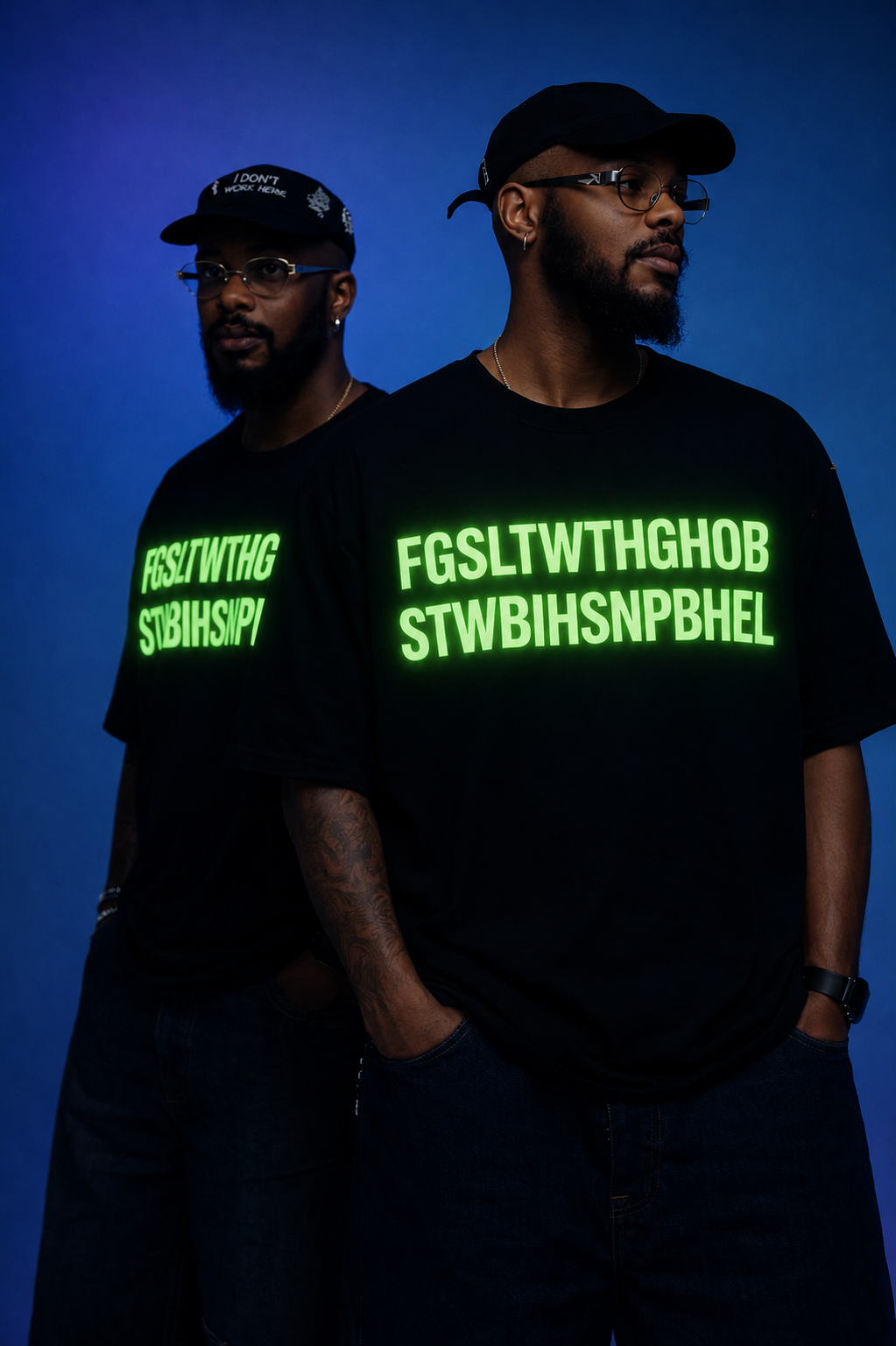 “GLOW IN THE DARK” FGSLTWorld™ Sculpted Ink Tee