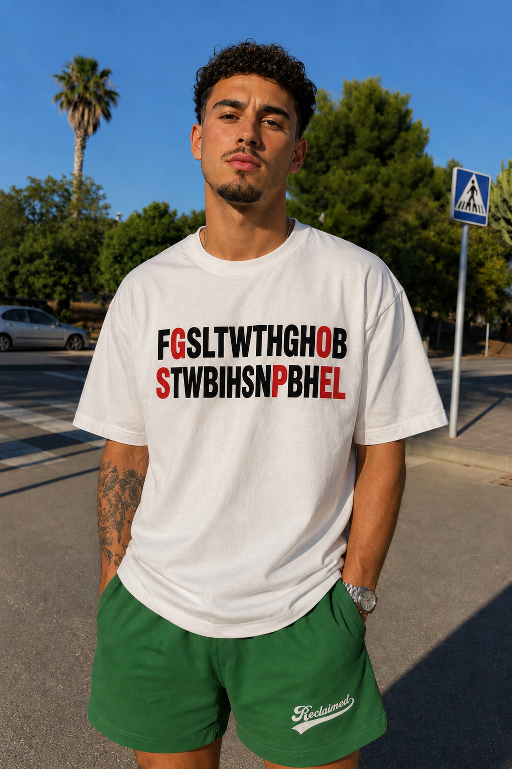 “GSPL” FGSLTW T-Shirt - White