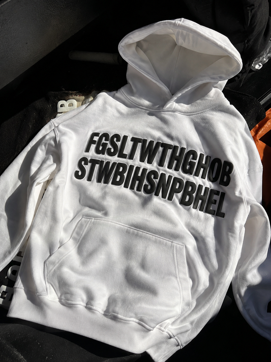 *BLANCO* FGSLTWorld™ Hoodie Off-White