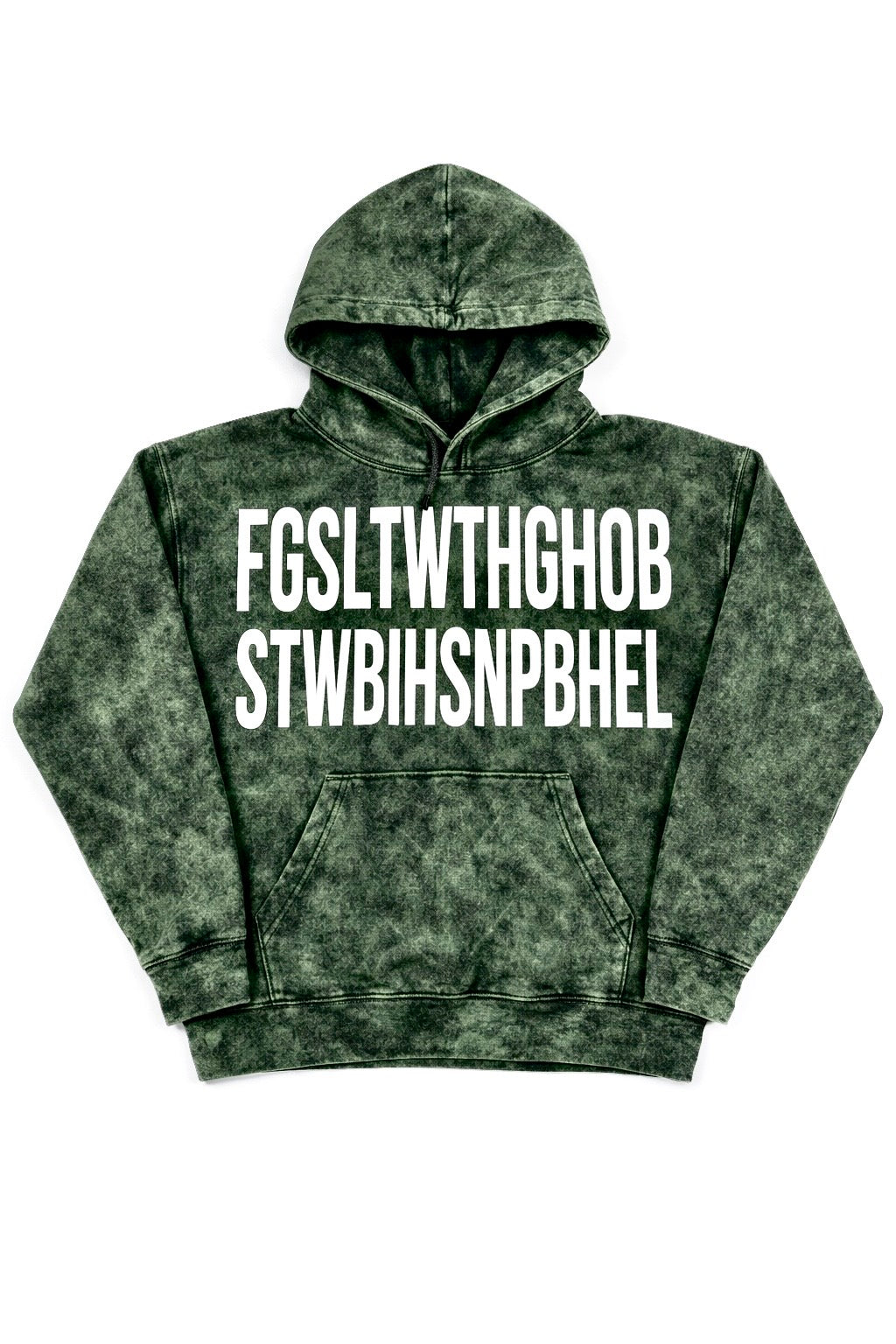 FGSLTW Sculpted Ink™ Vintage Wash Hoodie - Olive