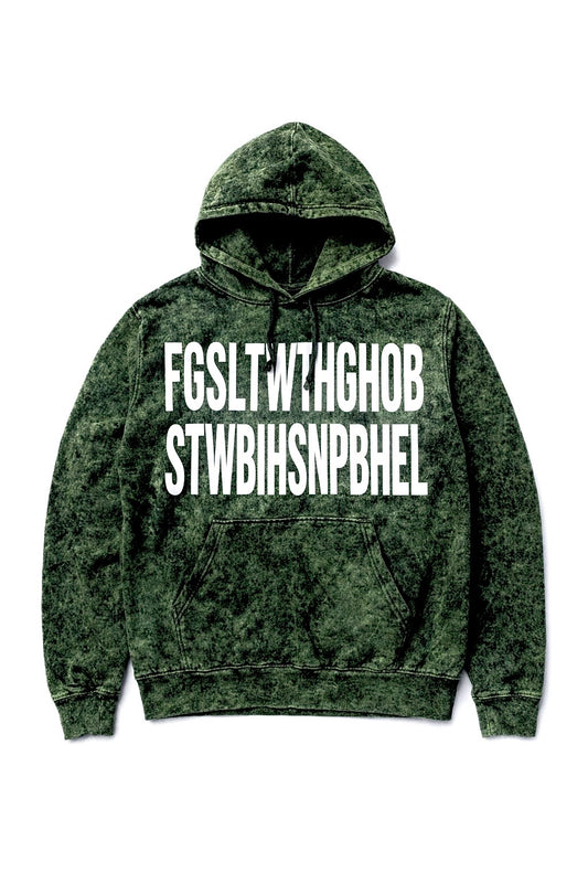 Mineral Wash FGSLTW Sculpted Ink™ Hoodie - Mt Olive