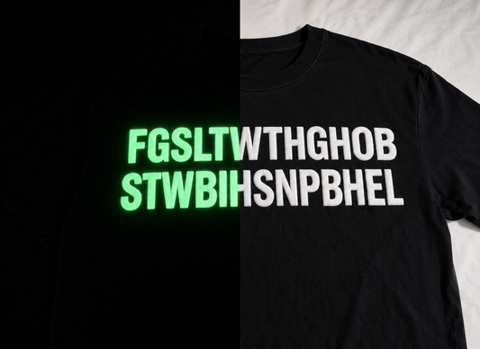 “GLOW IN THE DARK” FGSLTWorld™ Sculpted Ink Tee