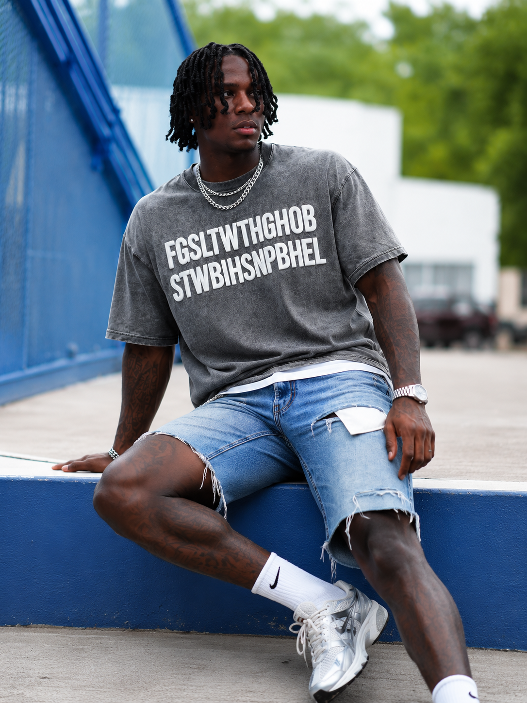 “Acid Washed” FGSLTWorld™ Tee