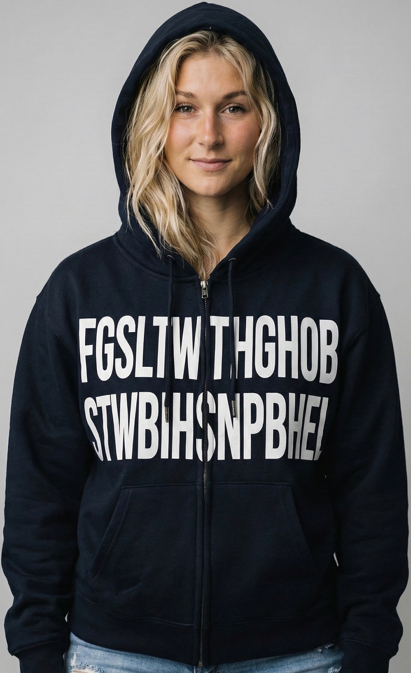 Mega Print Full Zip FGSLTW Hooded Sweatshirt