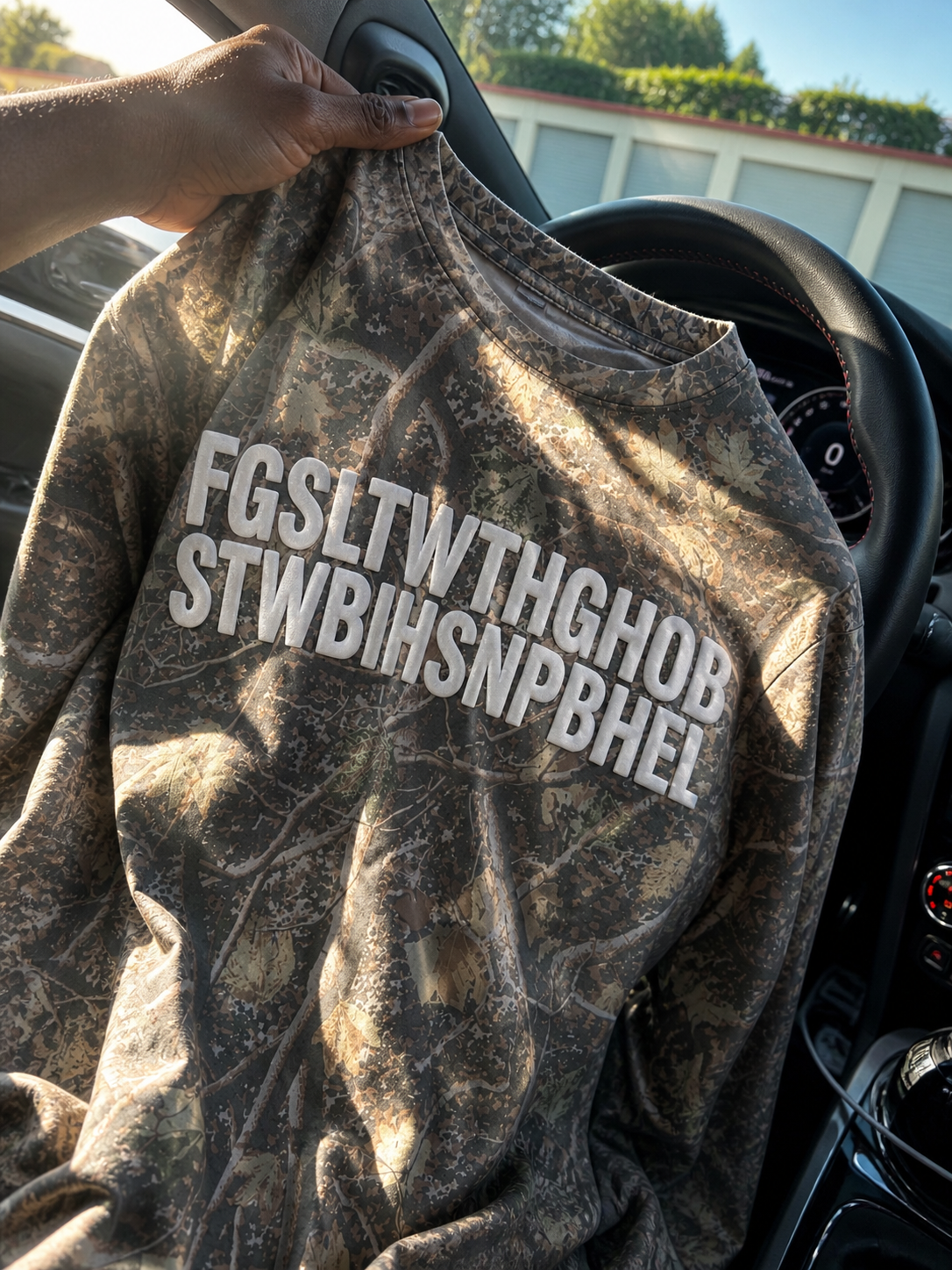 (RealTree) FGSLTWorld™ Sculpted Ink T-Shirt Long Sleeve