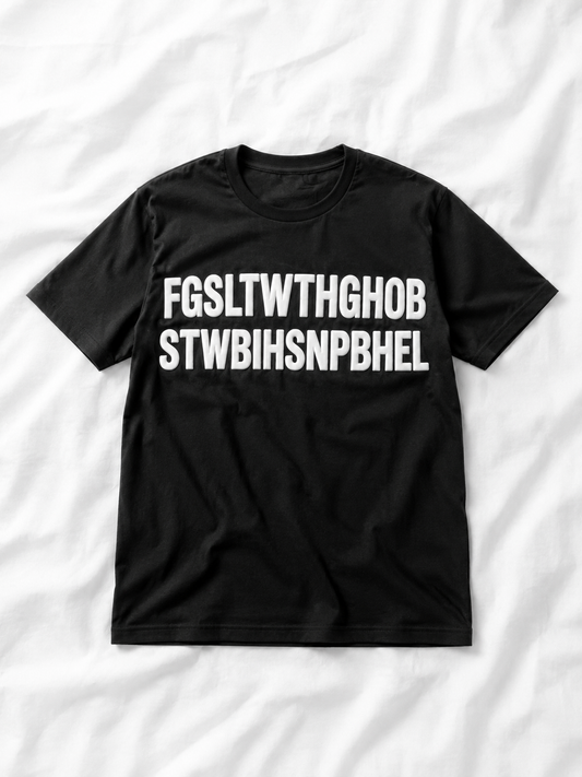 “Essential” FGSLTWorld™ Sculpted Ink  Tee