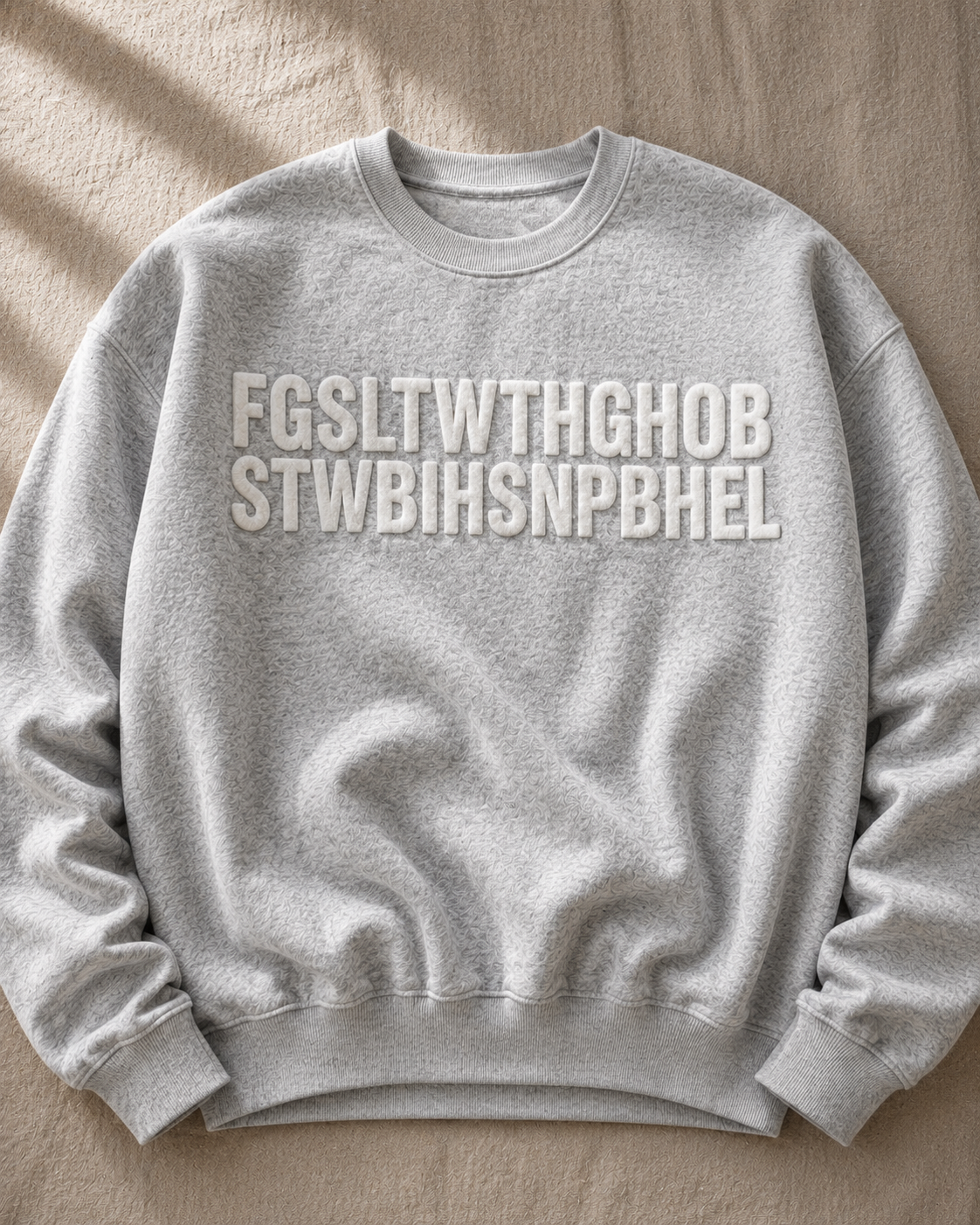 “Heather Sport” FGSLTWorld™ Sculpted Ink Sweatshirt